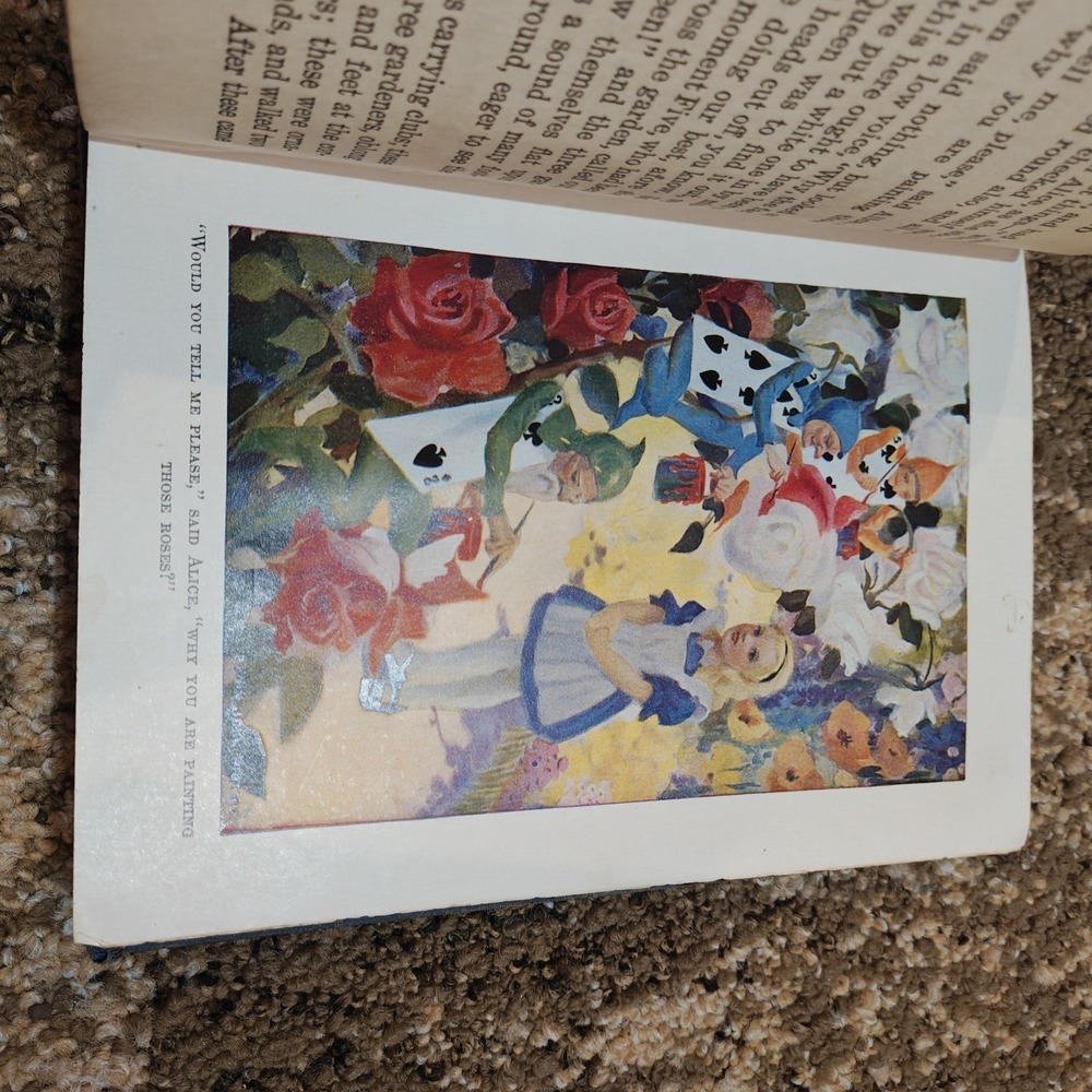 1925 First PRETTY Edition ALICE'S ADVENTURES IN WONDERLAND‎ [Colored Pictures] - Picture 9 of 11